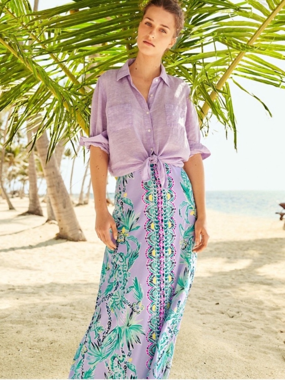 NWT LILLY PULITZER / Suri Maxi Skirt Size XS Spring Summer Floral